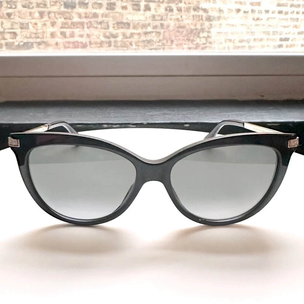 🌺JIMMY CHOO🌺 Axelle/G/S Cat Eye Butterfly Sunglasses - Picture 4 of 16